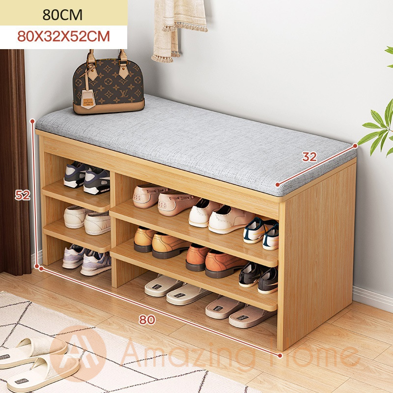 Sakura 80cm Shoe Rack Storage Bench AmazingHome.my