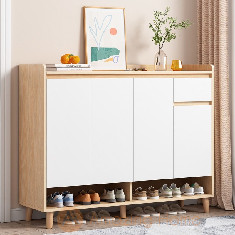 Shoe cabinet outlet with legs