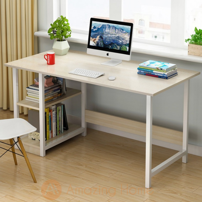 Study table with store side shelf