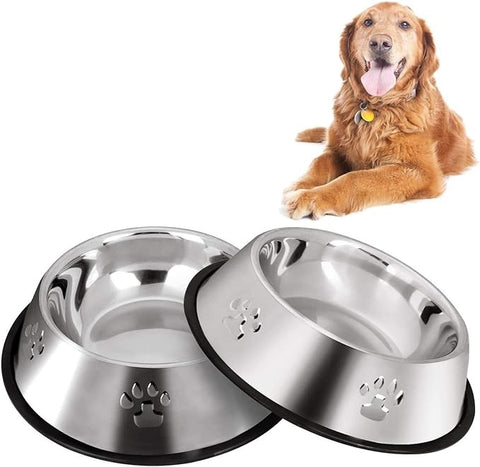 Amazing Home Stainless Steel Pet Food Feeding Bowl