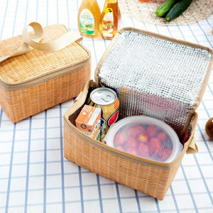 Amazing Home Bamboo Thermal Lunch Bag