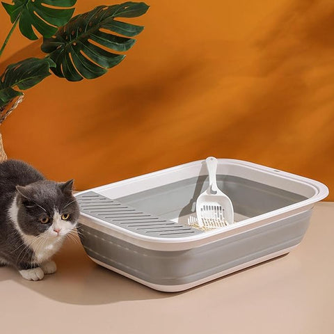 Amazing Home Foldable Pet Cat Litter Toilet Box