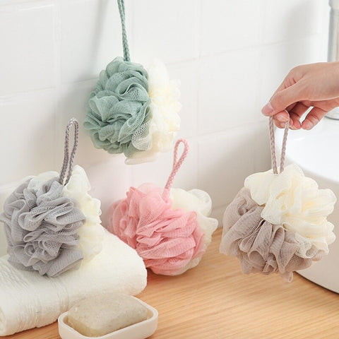 Amazing Home Bath Shower Loofah Mesh Sponge Ball