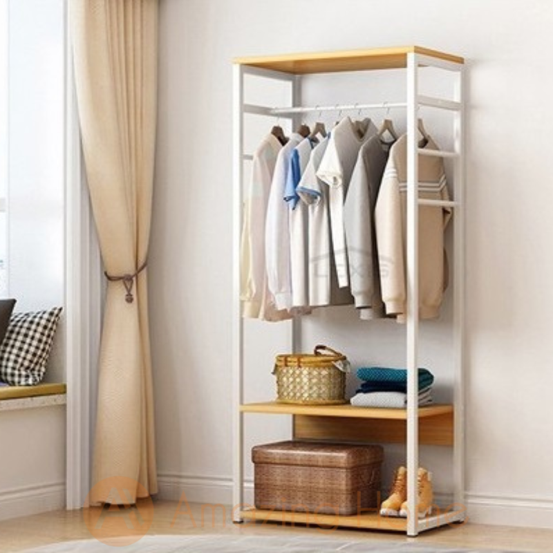 Taya Multipurpose Wardrobe Clothes Storage Rack Small – AmazingHome.my