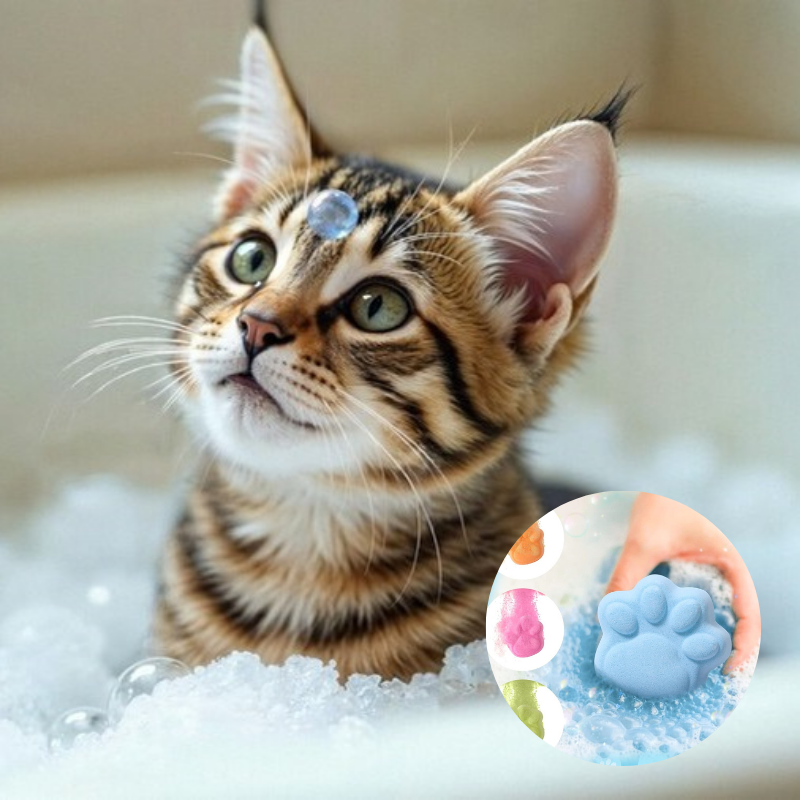 Amazing Home Cat Claw Bath Salt Ball Bubble Bath Bomb