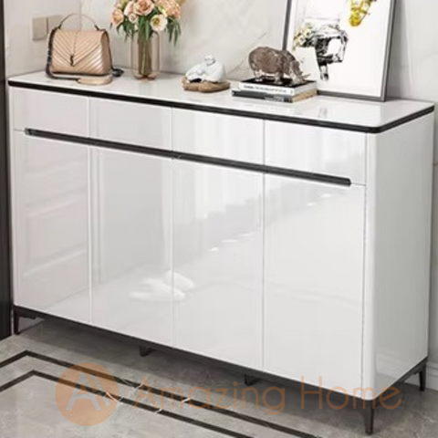 Beret 140cm High Gloss Shoe Cabinet Storage