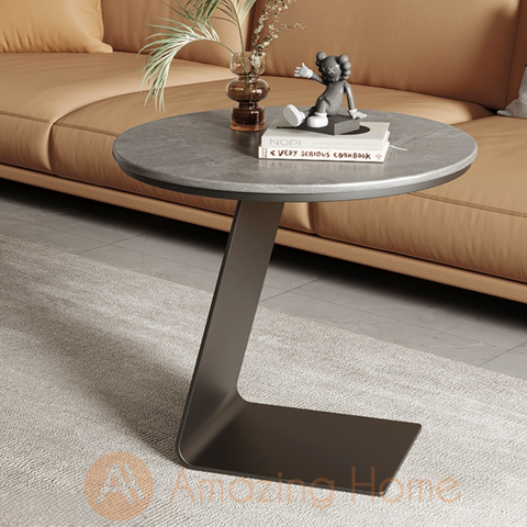 Armani 50cm Sintered Stone Sofa Side Table Coffee Table