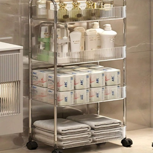 Amazing Home Mobile Trolley Storage Cart Organizer Kitchen Bathroom