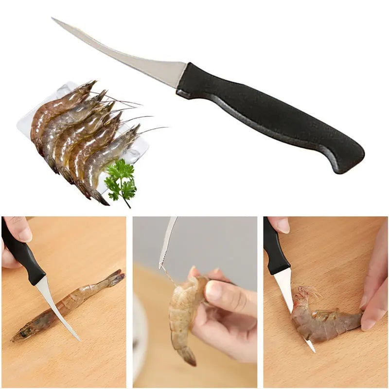 Amazing Home Shrimp Peeler Prawn Cutter Knife