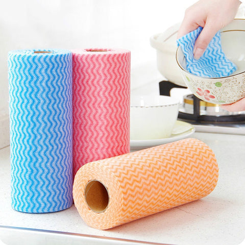 Amazing Home Multipurpose Disposable Kitchen Wipes Roll