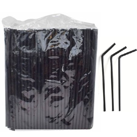 Amazing Home Flexible Plastic Straw (Pack of 250 Pcs)