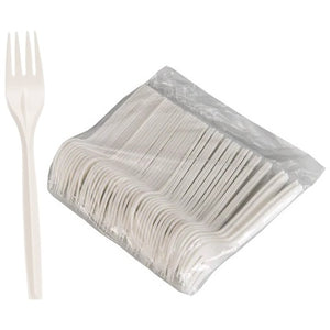 Amazing Home Biodegradable Fork (Pack of 50 Pcs)