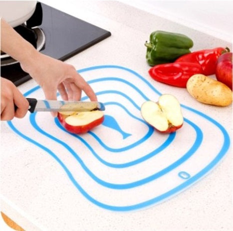 Amazing Home Non-Slip Frosted Transparent Cutting Board