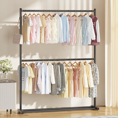 Amazing Home Double Layer Clothes Hanger Drying Rack