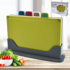 Amazing Home 4 Pcs Kitchen Cutting Board Set