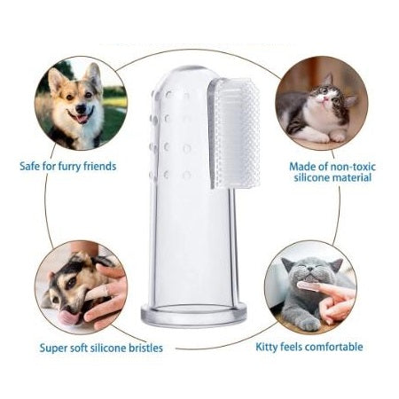 Amazing Home Soft Silicone Pet Toothbrush Gum Brush