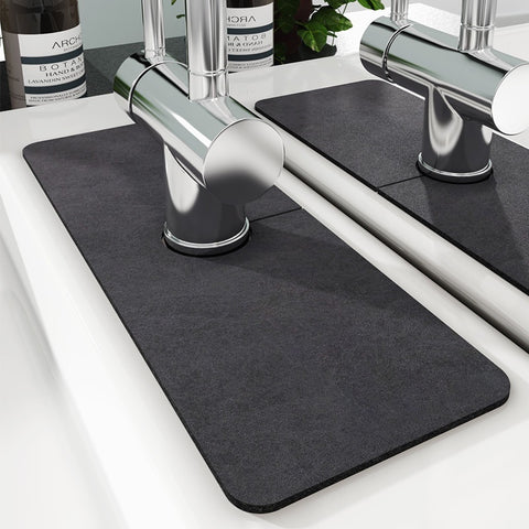 Amazing Home Kitchen Faucet Absorbent Fast Drying Mat