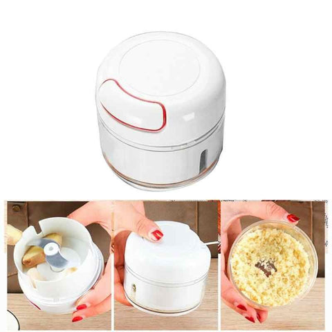 Amazing Home Mini Garlic Chopper Manual Hand Pull Food Blender Processor