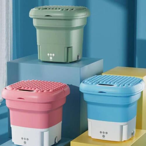 Amazing Home Mini Folding Washing Machine Travel Laundry Washer