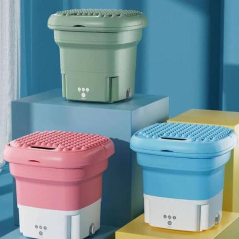 Amazing Home Mini Folding Washing Machine Travel Laundry Washer