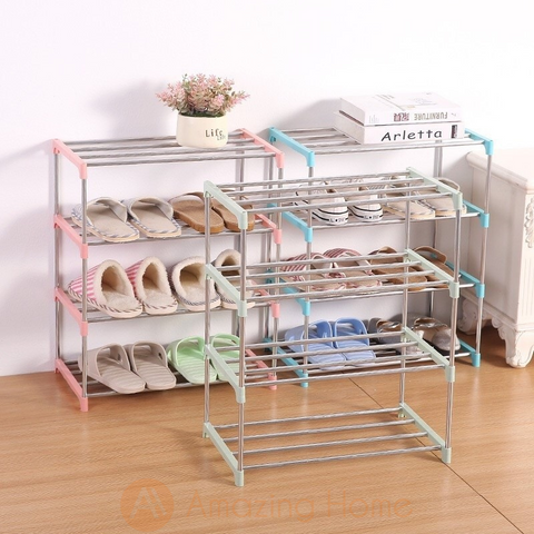 Amazing Home 4 Tier Basic Shoe Rack