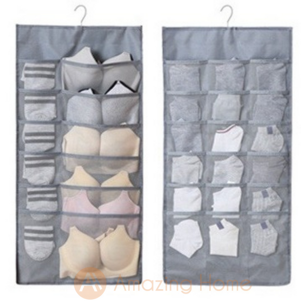 Amazing Home Double Side Wall Hanging Storage Bag Organizer